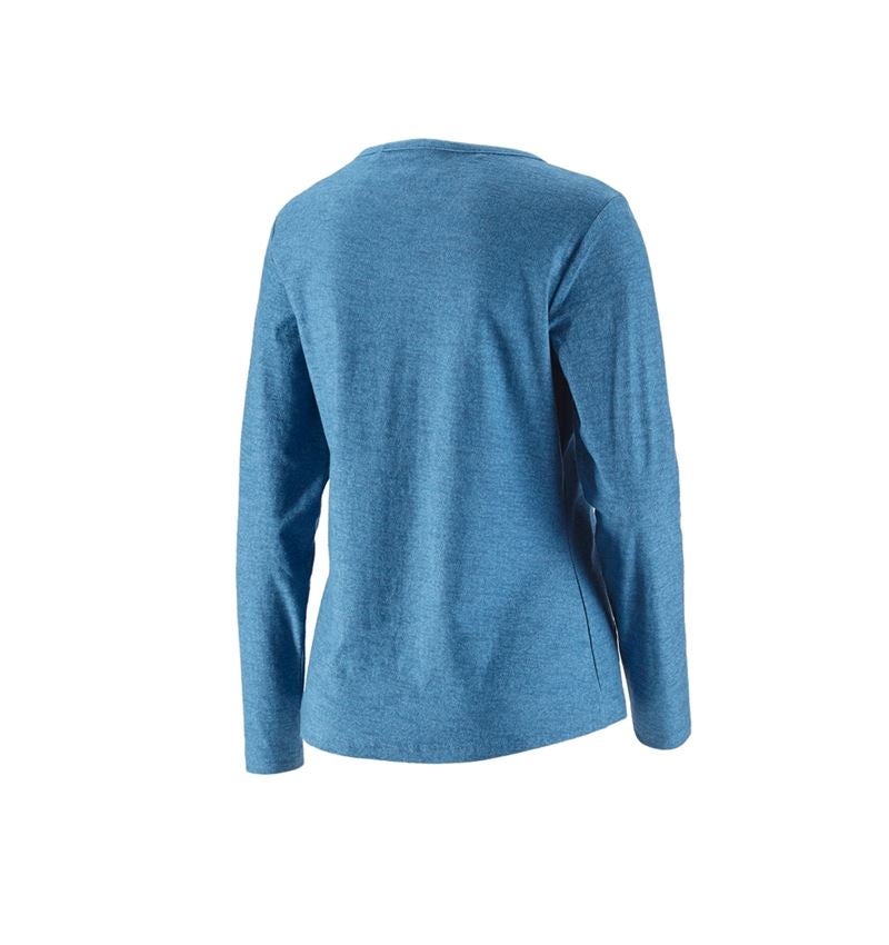 Trička | Svetry | Košile: Triko s dlouhým rukávem e.s.vintage, dámské + ledově modrá melanž 3