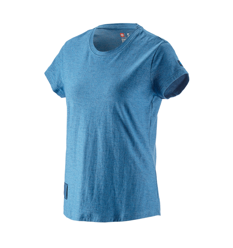 Trička | Svetry | Košile: Tričko e.s.vintage, dámské + ledově modrá melange 2