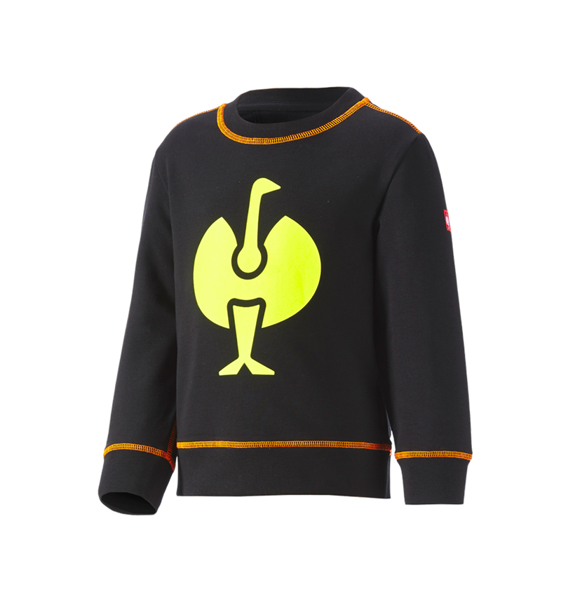 Trička | Svetry | Košile: Mikina e.s.motion 2020, dětská + černá/výstražná žlutá/výstražná oranžová 1