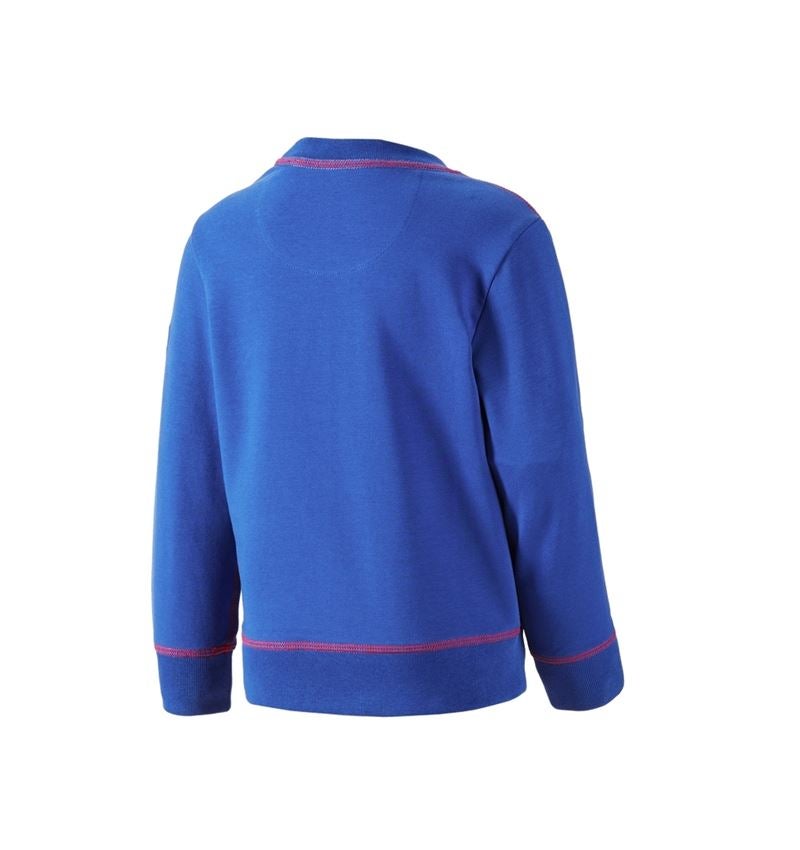 Trička | Svetry | Košile: Mikina e.s.motion 2020, dětská + modrá chrpa/ohnivě červená 2
