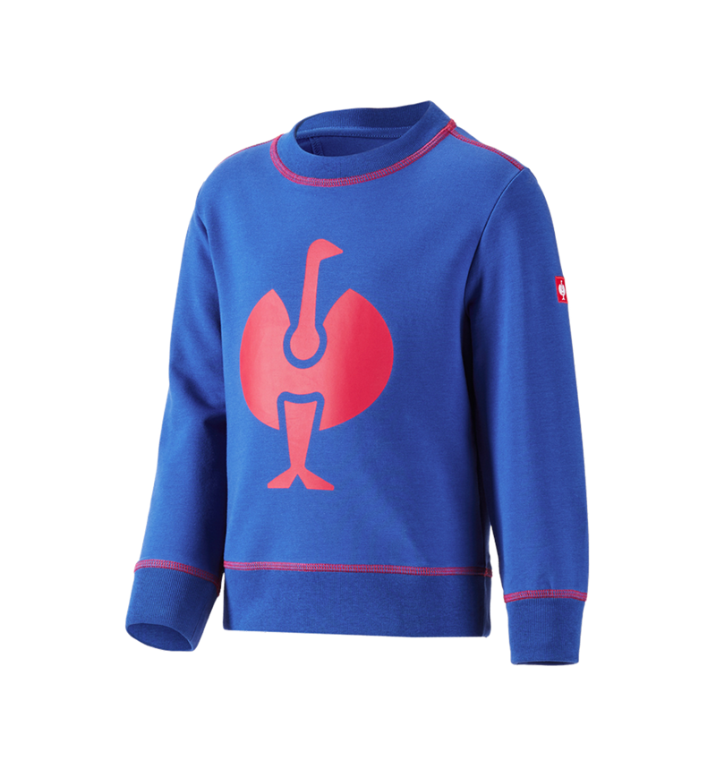 Trička | Svetry | Košile: Mikina e.s.motion 2020, dětská + modrá chrpa/ohnivě červená 1