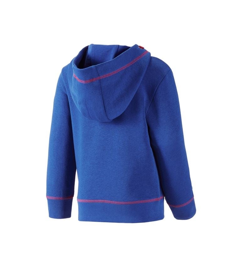 Trička | Svetry | Košile: Hoody-Mikina e.s.motion 2020, dětská + modrá chrpa/ohnivě červená 2
