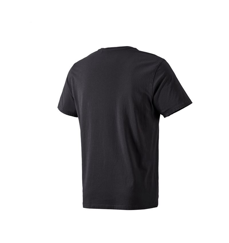 Trička, svetry & košile: Tričko e.s.motion ten pure + oxidově černá vintage 3