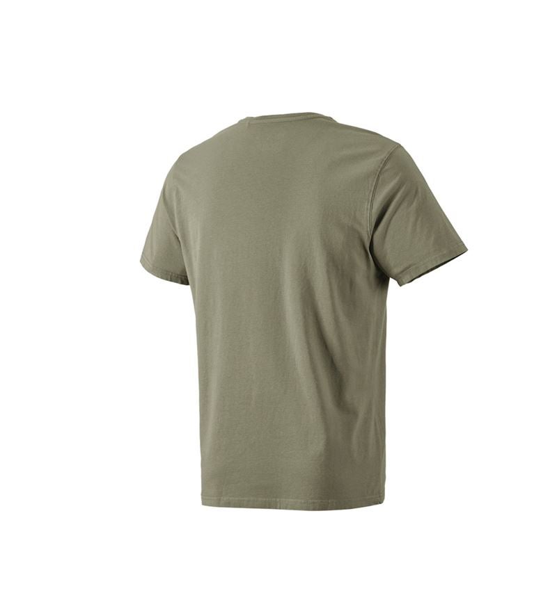 Trička, svetry & košile: Tričko e.s.motion ten pure + rašelinová zelená vintage 3