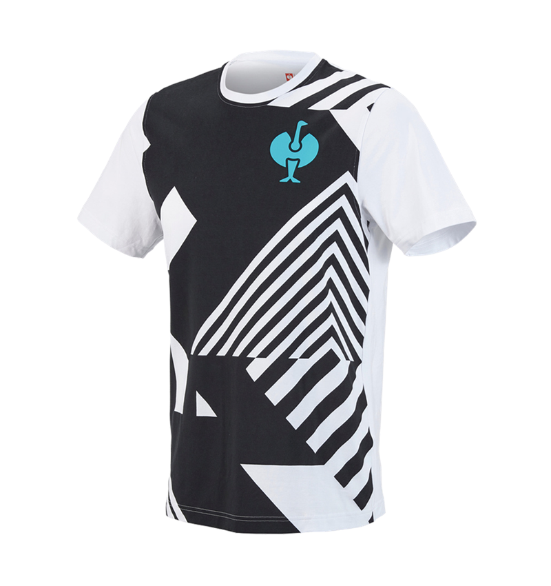 Trička, svetry & košile: Tričko e.s.trail graphic + černá/bílá 2