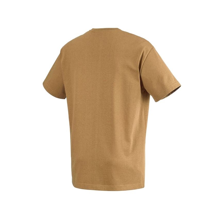 Trička, svetry & košile: Tričko heavy e.s.iconic + mandlově hnědá 6