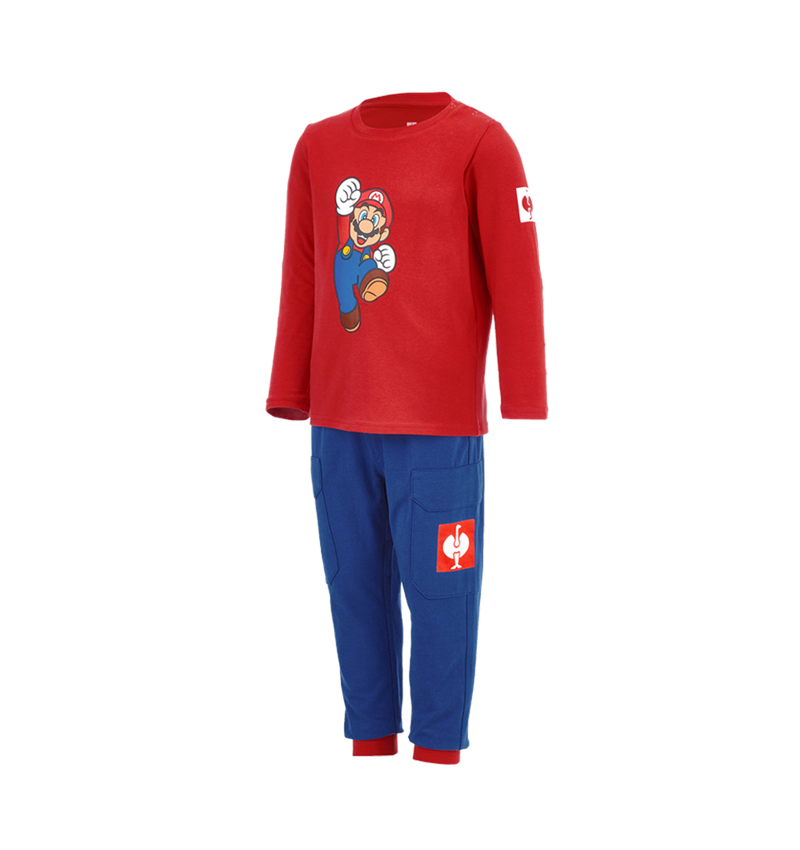 Spolupráce: Pyžamo Super Mario pro miminka + alkalická modrá/strauss červená 1