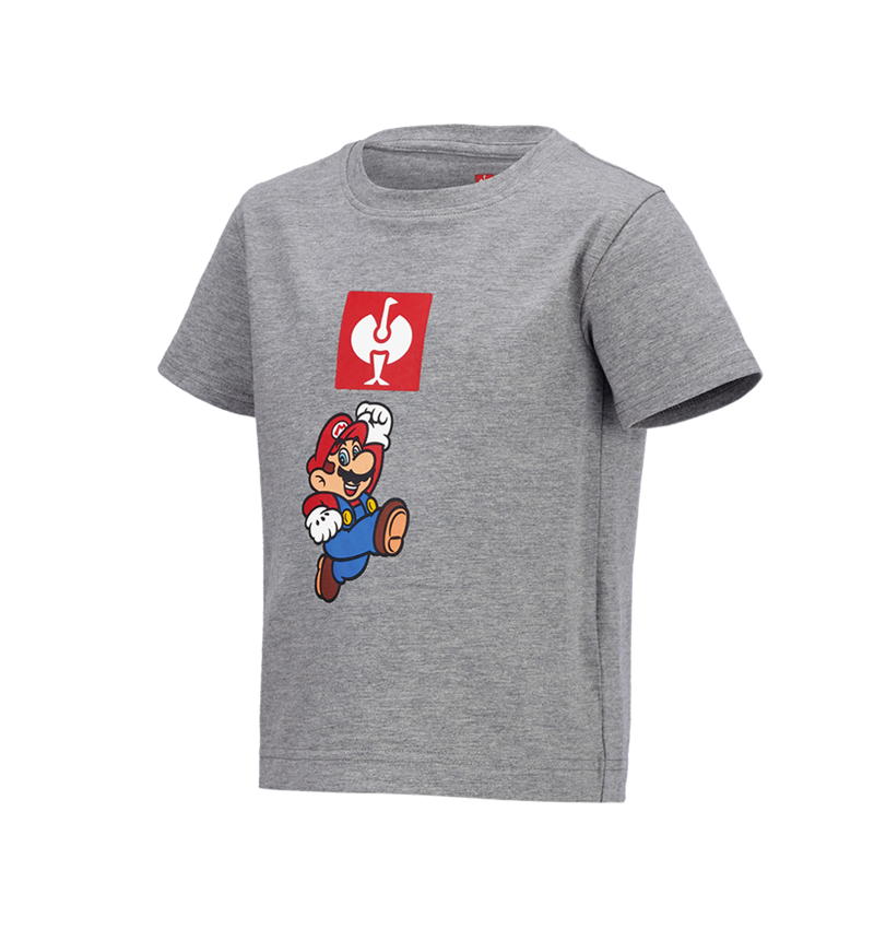 Trička | Svetry | Košile: Dětské triko Super Mario + šedý melír 2