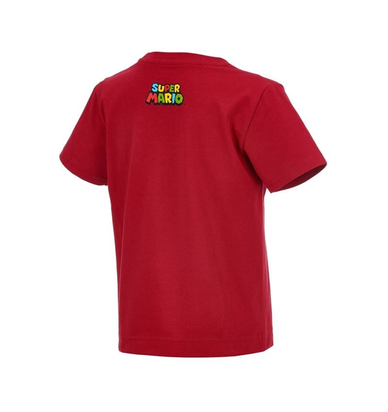 Trička | Svetry | Košile: Dětské triko Super Mario + ohnivě červená 3