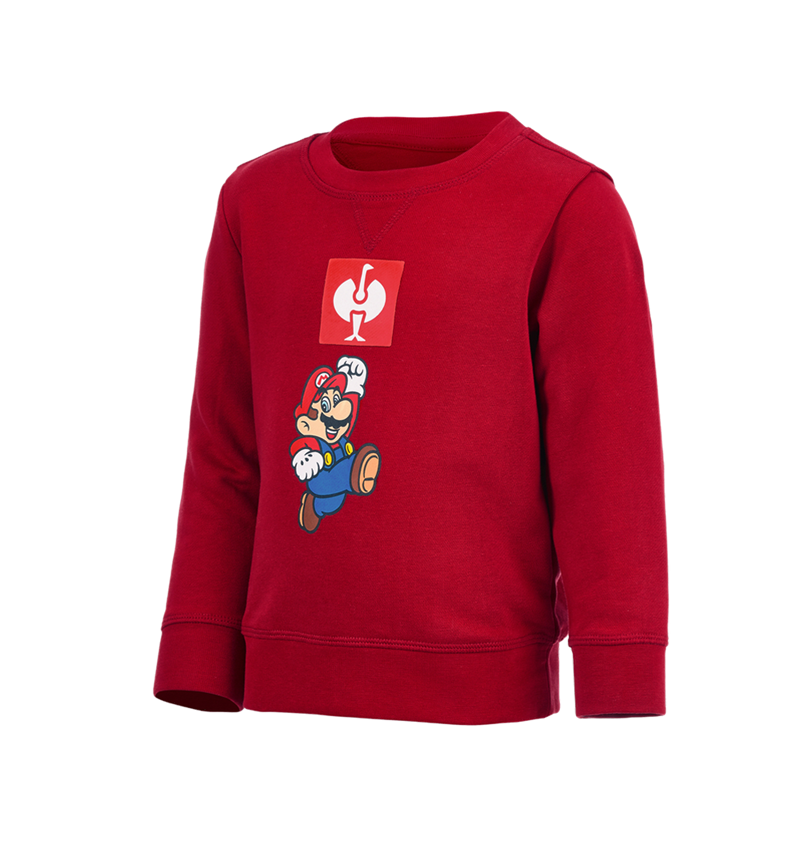 Spolupráce: Dětská mikina Super Mario + ohnivě červená 2