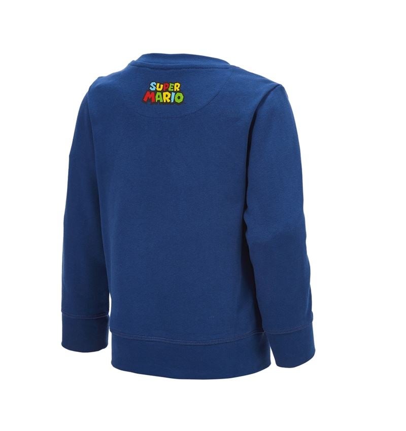 Trička | Svetry | Košile: Dětská mikina Super Mario + alkalická modrá 2