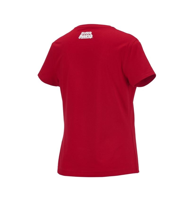 Trička | Svetry | Košile: Dámské triko Super Mario + ohnivě červená 2