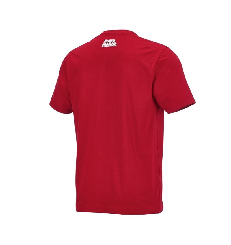 Trička, svetry & košile: Pánské triko Super Mario + ohnivě červená 3