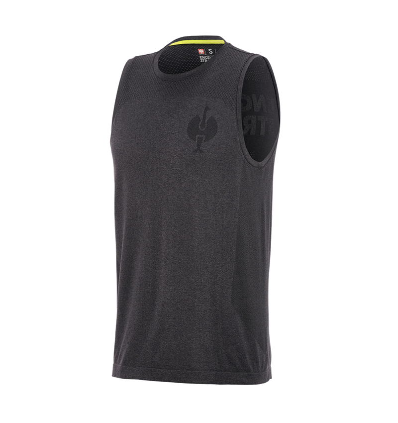 Trička, svetry & košile: Atletické tričko seamless e.s.trail + černá melanž 5