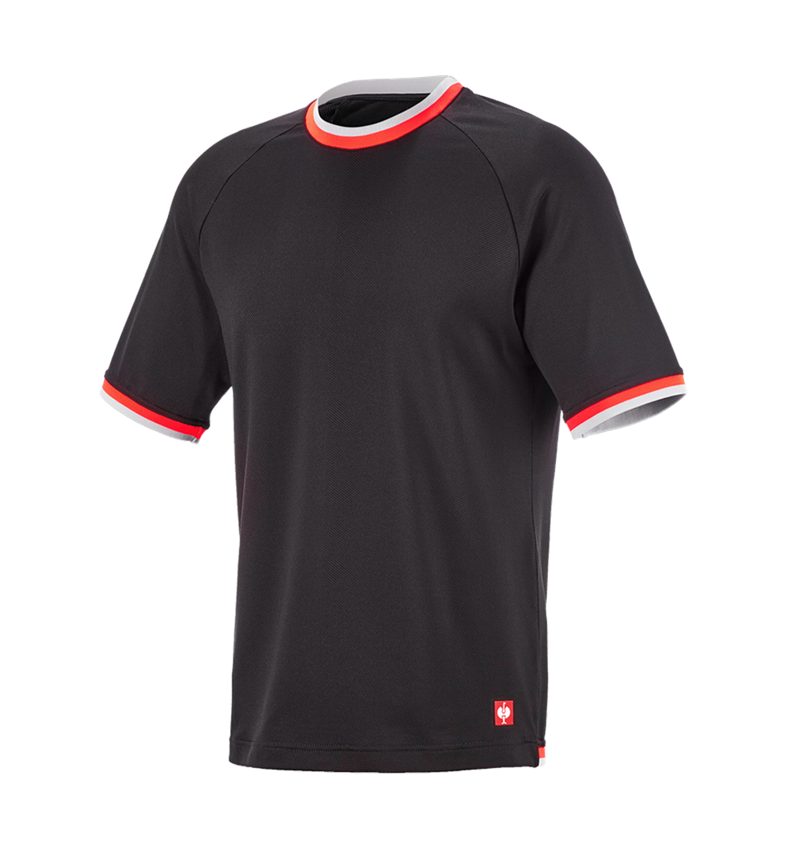 Trička, svetry & košile: Funkční-triko e.s.ambition + černá/výstražná červená 6
