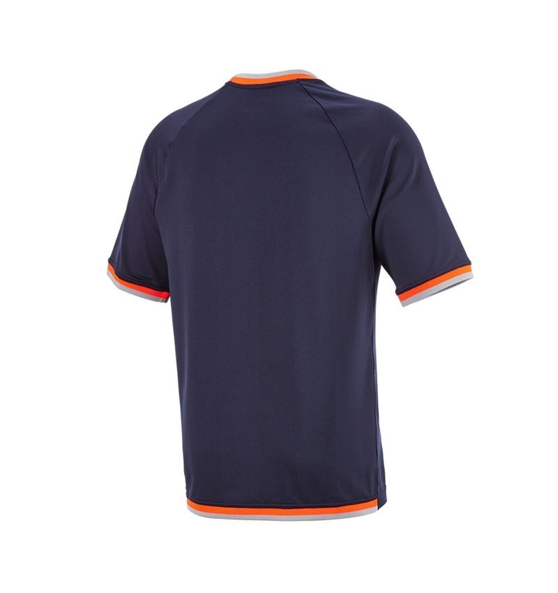Trička, svetry & košile: Funkční-triko e.s.ambition + tmavomodrá/výstražná oranžová 9