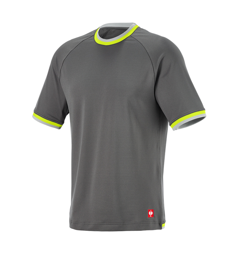 Trička, svetry & košile: Funkční-triko e.s.ambition + antracit/výstražná žlutá 6