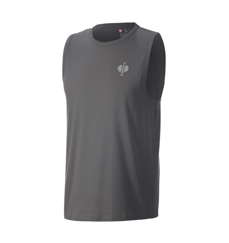 Oděvy: Atletické tričko e.s.iconic + karbonová šedá 3