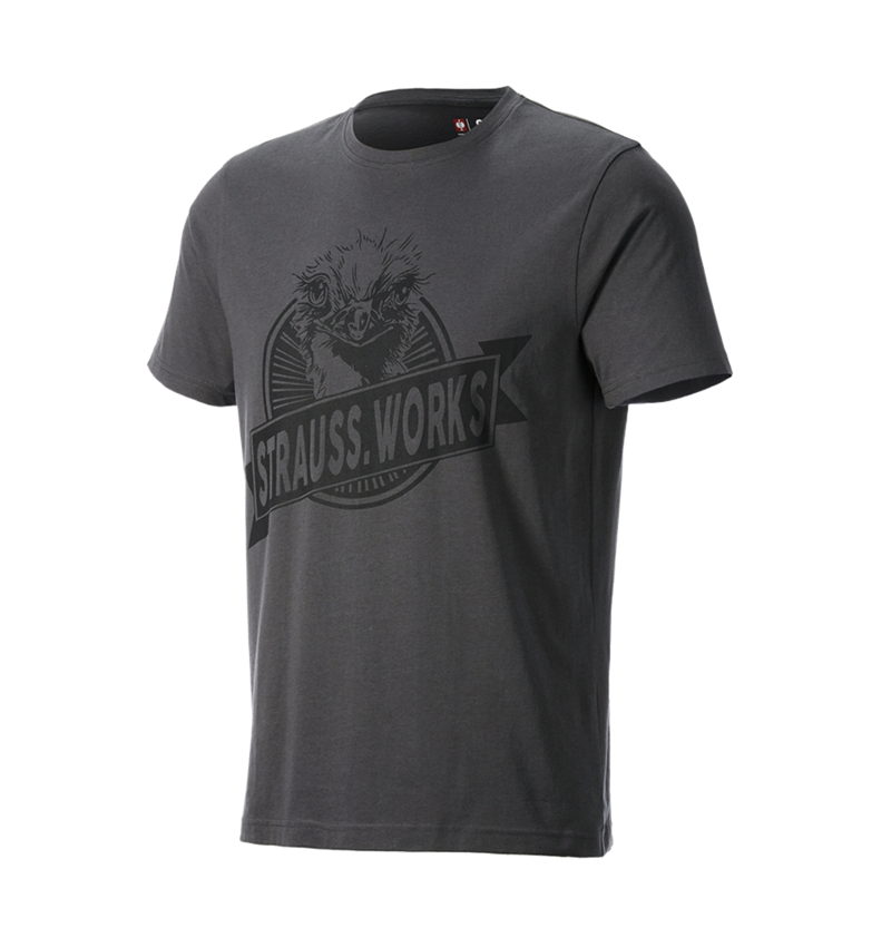 Trička, svetry & košile: Tričko e.s.iconic works + karbonová šedá 4