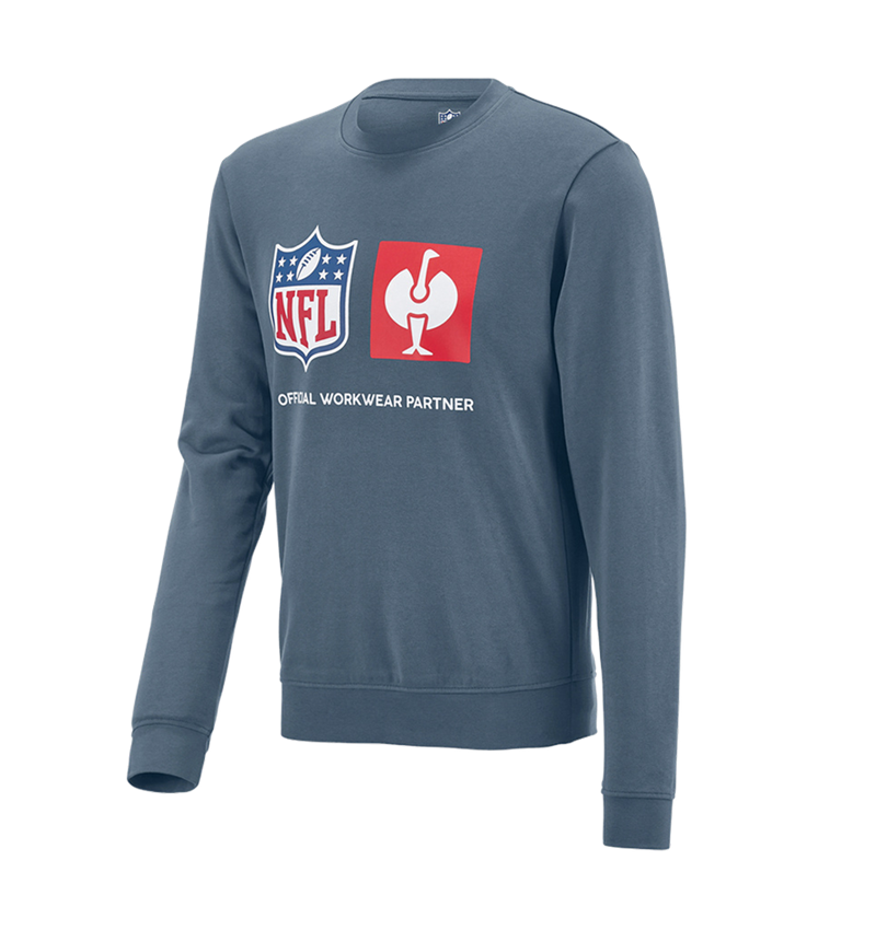 Trička, svetry & košile: NFL Sweatshirt cotton + oxidově modrá 5