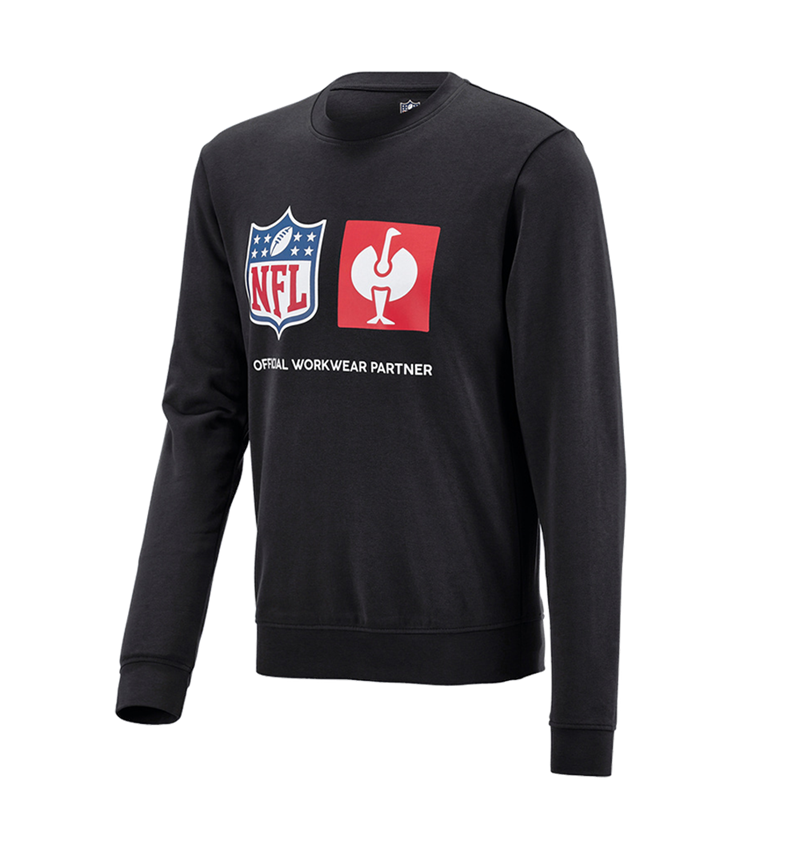 Trička, svetry & košile: NFL Sweatshirt cotton + černá 3