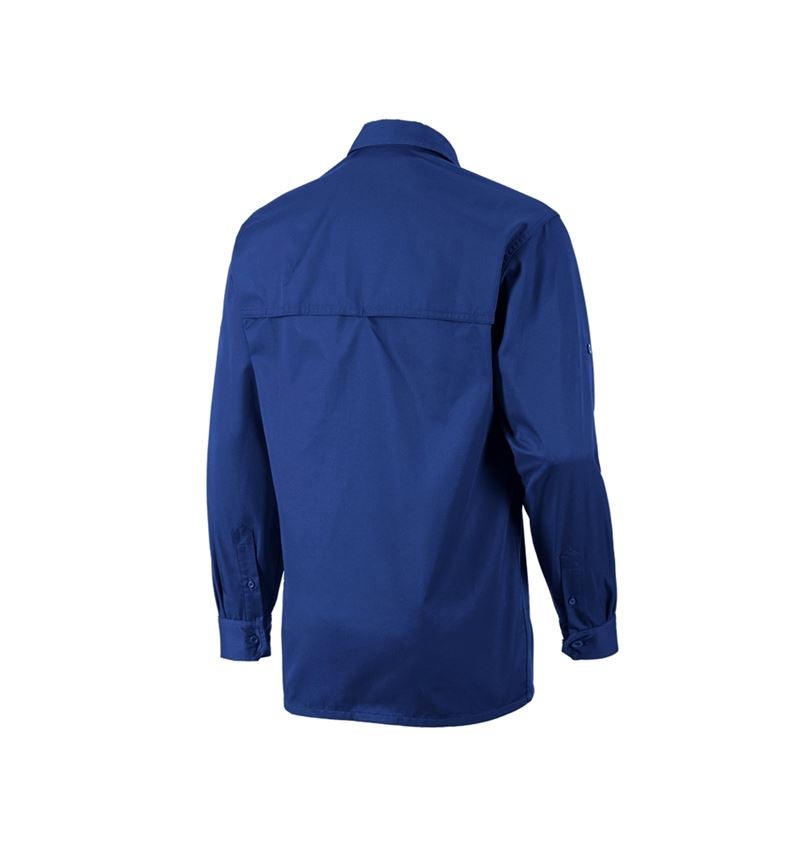 Trička, svetry & košile: Pracovní košile e.s.classic, dlouhý rukáv + modrá chrpa 1