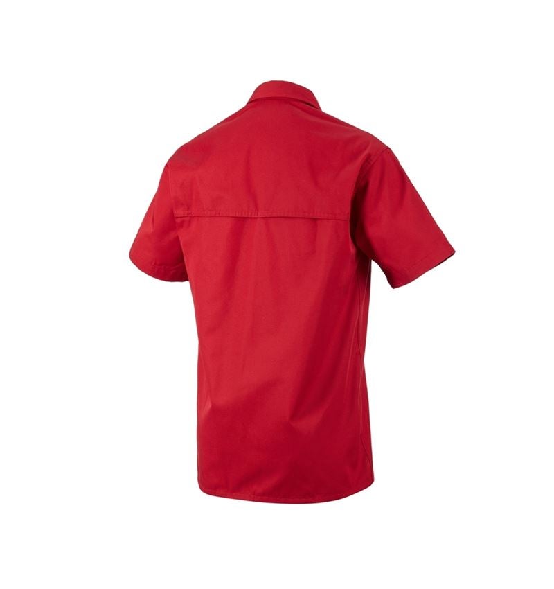 Trička, svetry & košile: Pracovní košile e.s.classic, krátký rukáv + červená 1