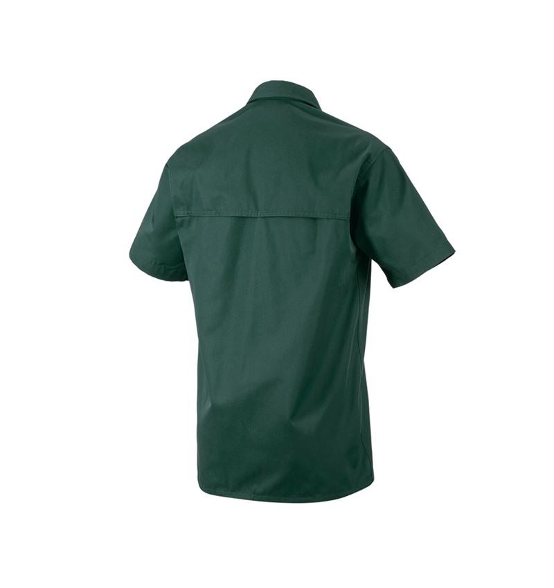 Trička, svetry & košile: Pracovní košile e.s.classic, krátký rukáv + zelená 1