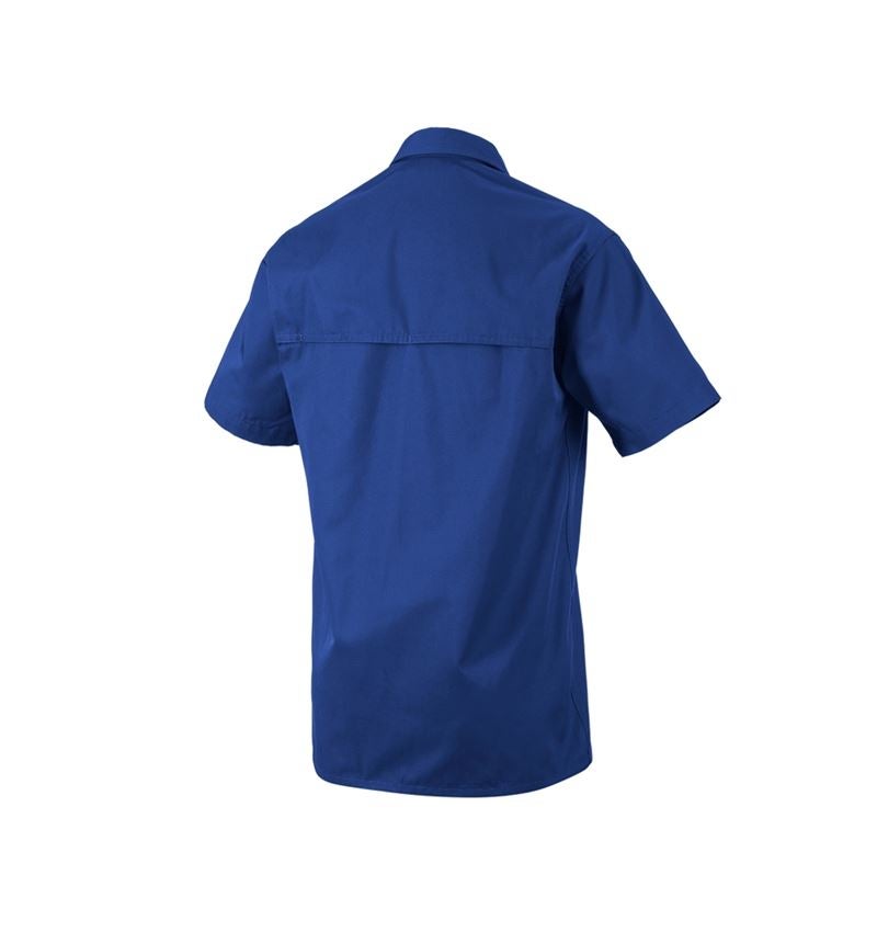 Trička, svetry & košile: Pracovní košile e.s.classic, krátký rukáv + modrá chrpa 1