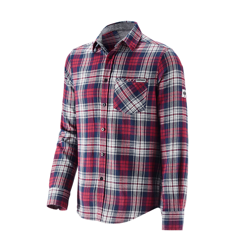 Trička, svetry & košile: Kostkovaná košile e.s.vintage + červená károvaná 2