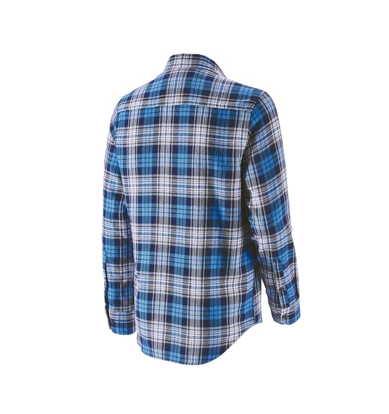 Témata: Kostkovaná košile e.s.vintage + ledově modrá károvaná 3