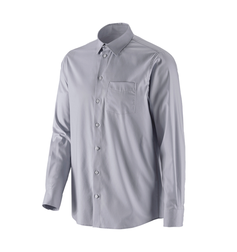 Trička, svetry & košile: e.s. Business košile cotton stretch, comfort fit + mlhavě šedá 5