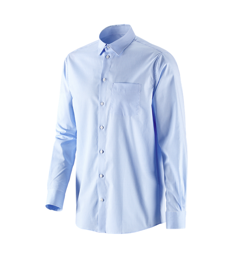 Témata: e.s. Business košile cotton stretch, comfort fit + mrazivě modrá károvaná 4