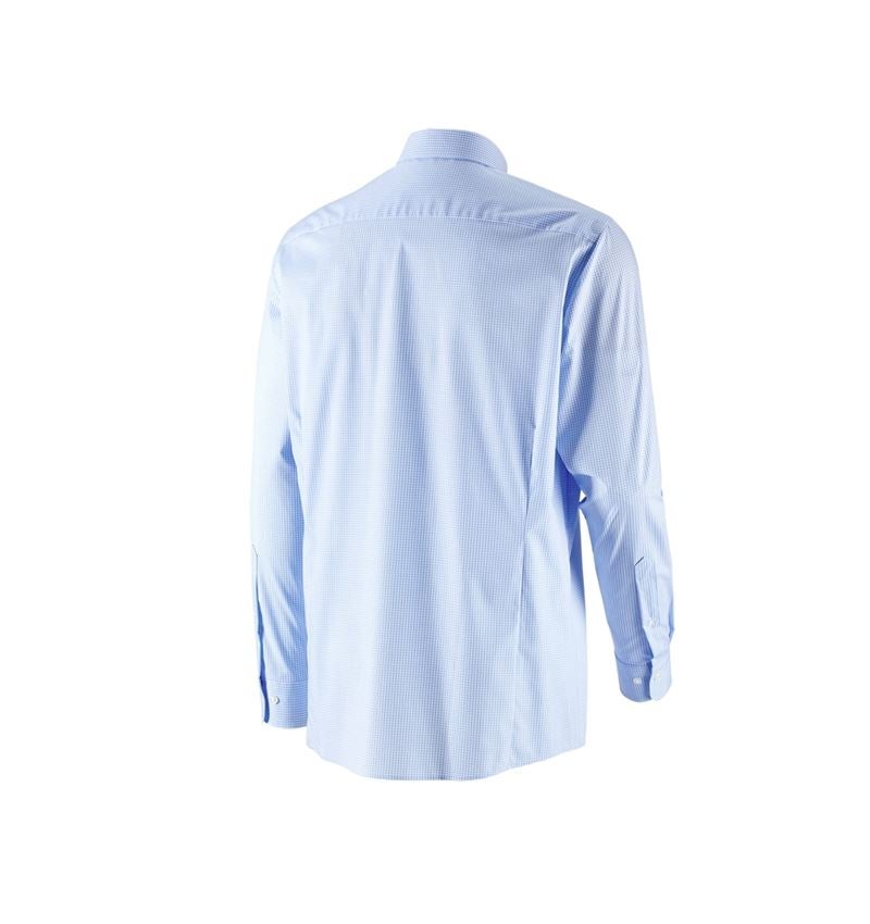 Témata: e.s. Business košile cotton stretch, comfort fit + mrazivě modrá károvaná 5