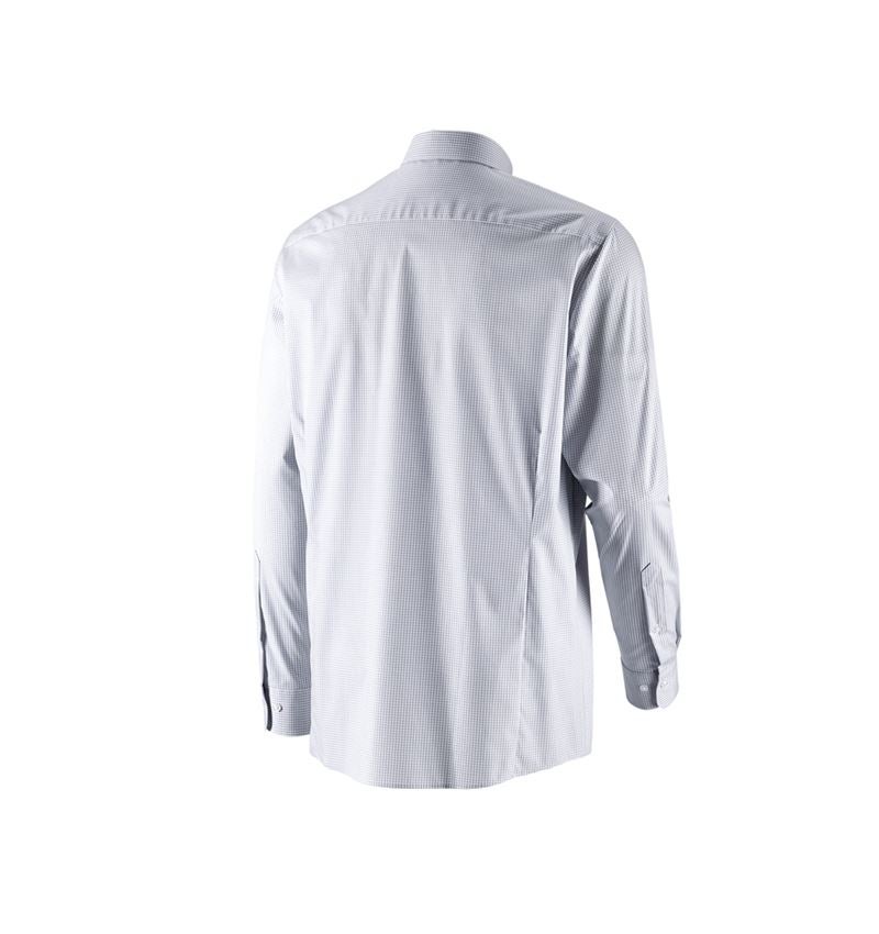 Trička, svetry & košile: e.s. Business košile cotton stretch, comfort fit + mlhavě šedá károvaná 5