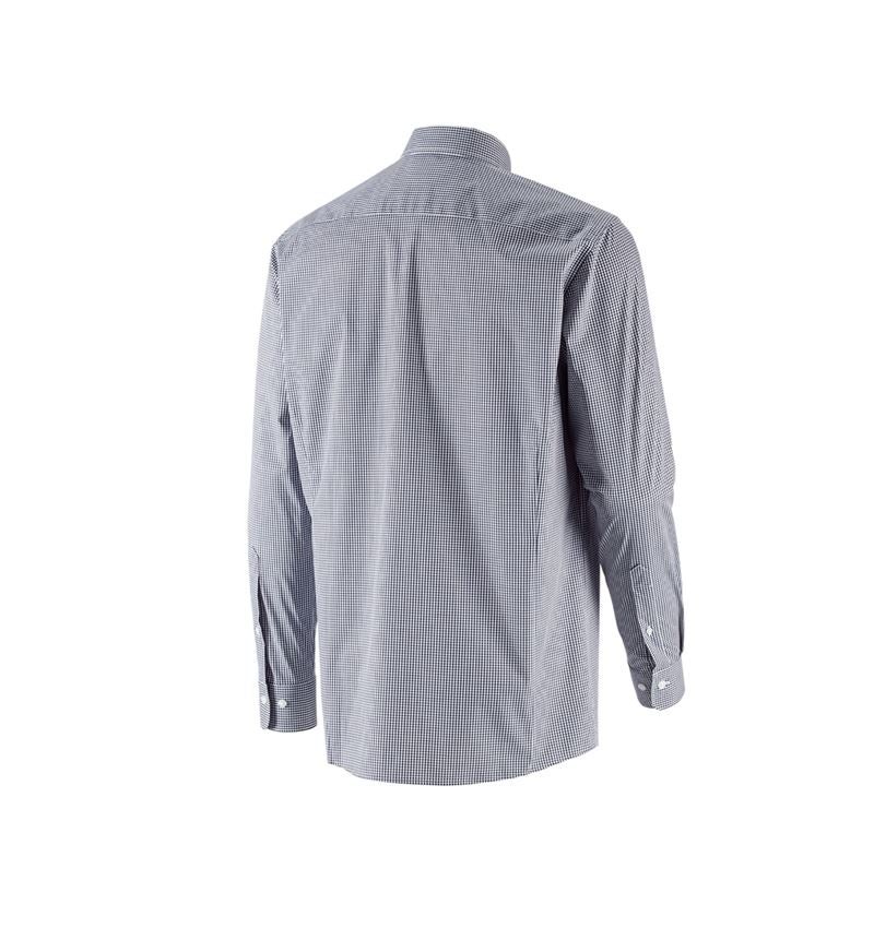 Trička, svetry & košile: e.s. Business košile cotton stretch, comfort fit + tmavomodrá károvaná 5