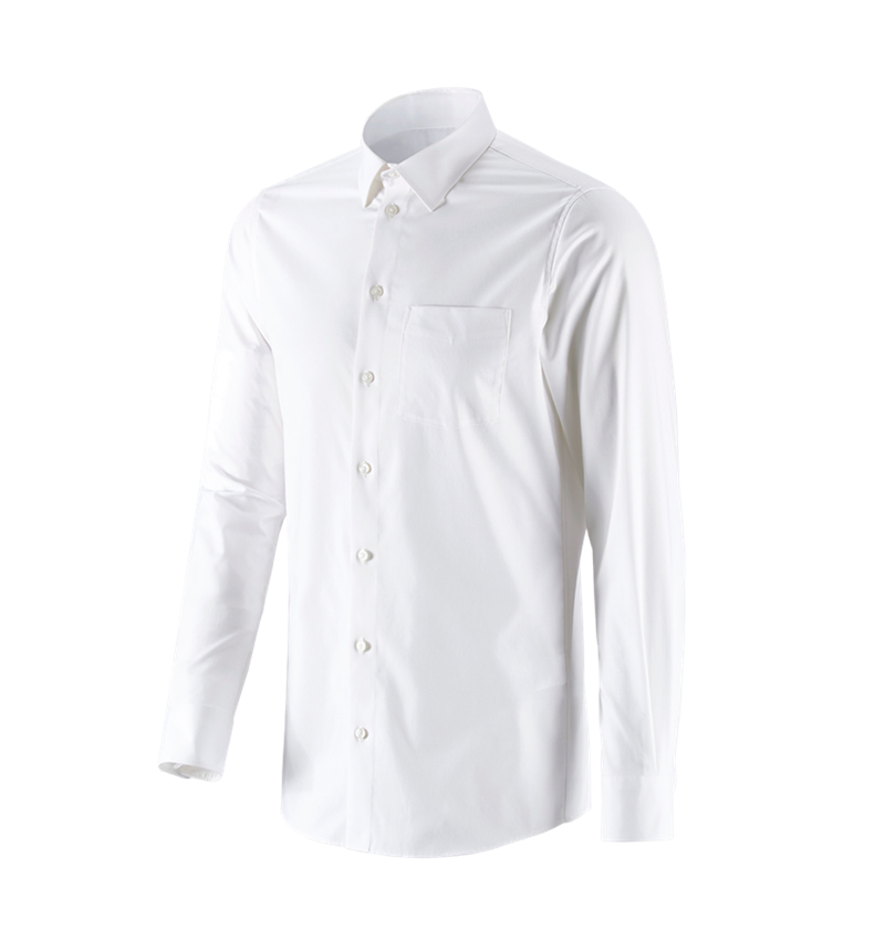 Trička, svetry & košile: e.s. Business košile cotton stretch, slim fit + bílá 4