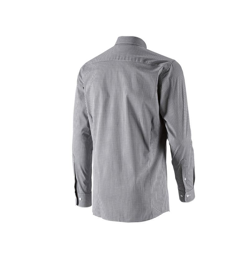 Trička, svetry & košile: e.s. Business košile cotton stretch, slim fit + černá károvaná 6