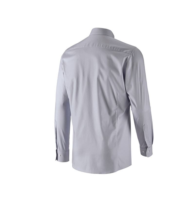 Trička, svetry & košile: e.s. Business košile cotton stretch, slim fit + mlhavě šedá 5