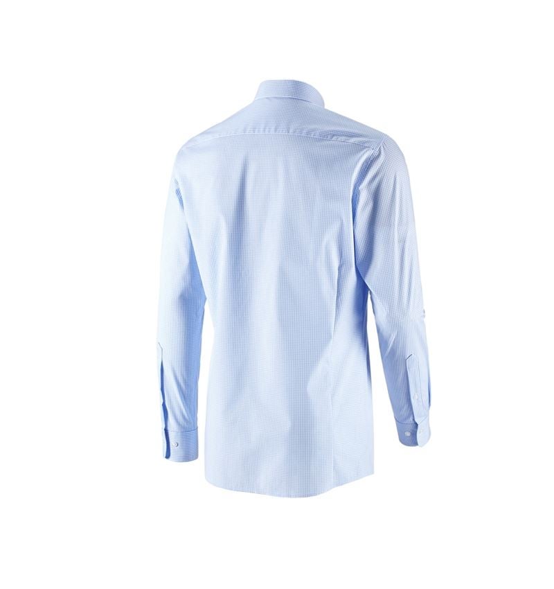 Témata: e.s. Business košile cotton stretch, slim fit + mrazivě modrá károvaná 5