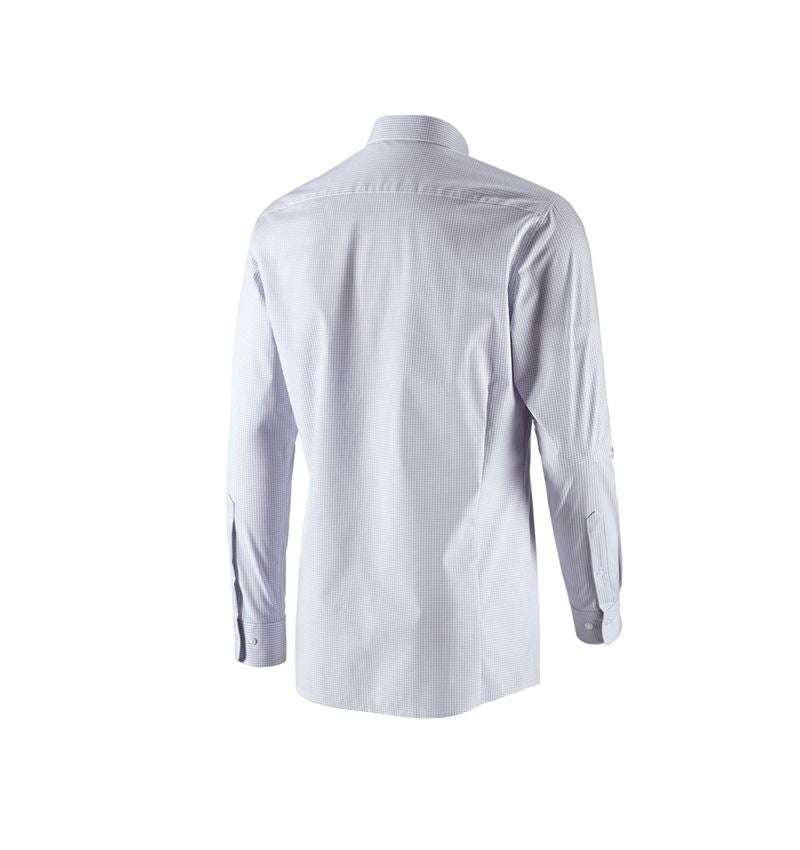 Trička, svetry & košile: e.s. Business košile cotton stretch, slim fit + mlhavě šedá károvaná 3