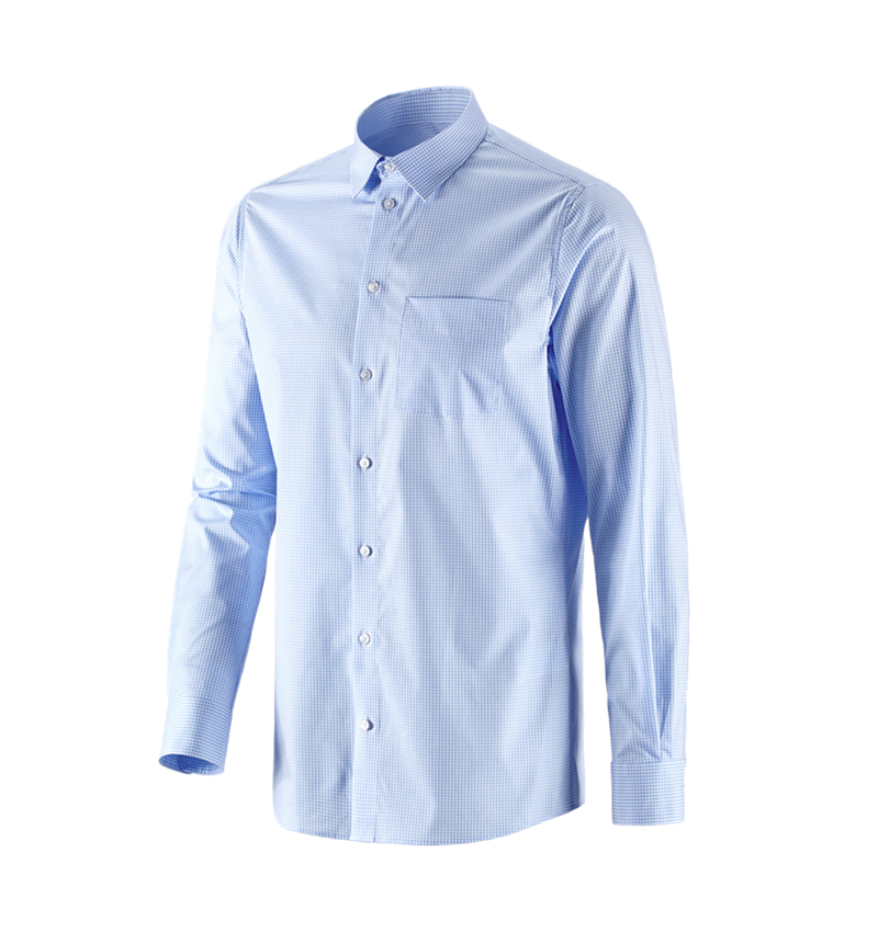 Témata: e.s. Business košile cotton stretch, regular fit + mrazivě modrá károvaná 3