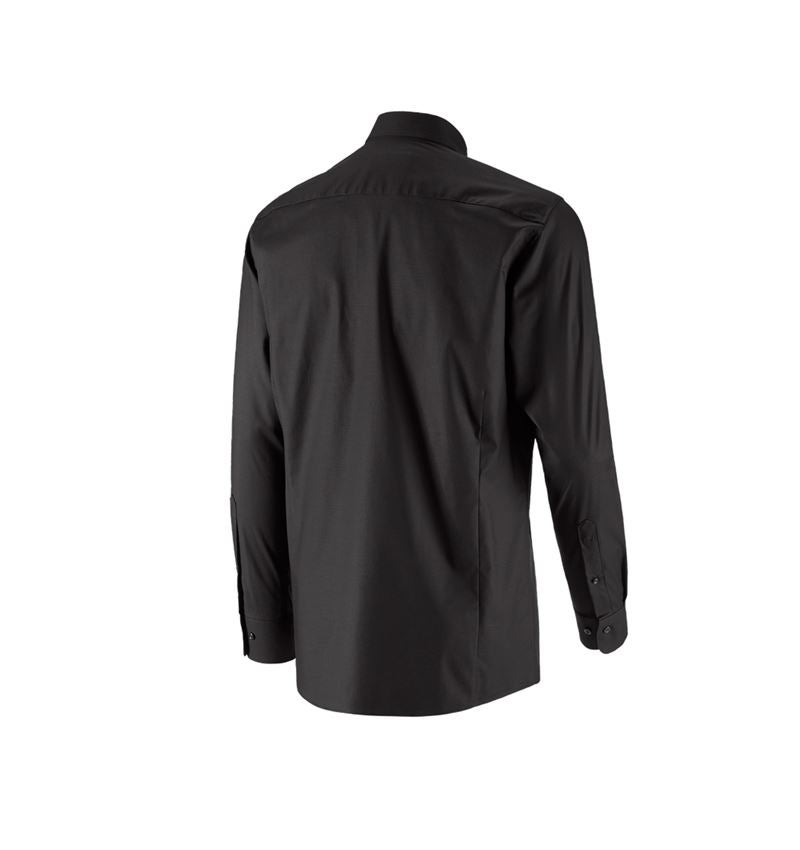 Trička, svetry & košile: e.s. Business košile cotton stretch, regular fit + černá 5