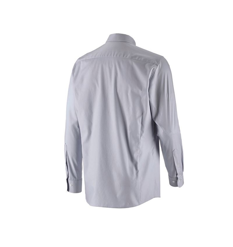 Trička, svetry & košile: e.s. Business košile cotton stretch, regular fit + mlhavě šedá 5