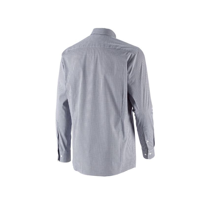 Trička, svetry & košile: e.s. Business košile cotton stretch, regular fit + tmavomodrá károvaná 5