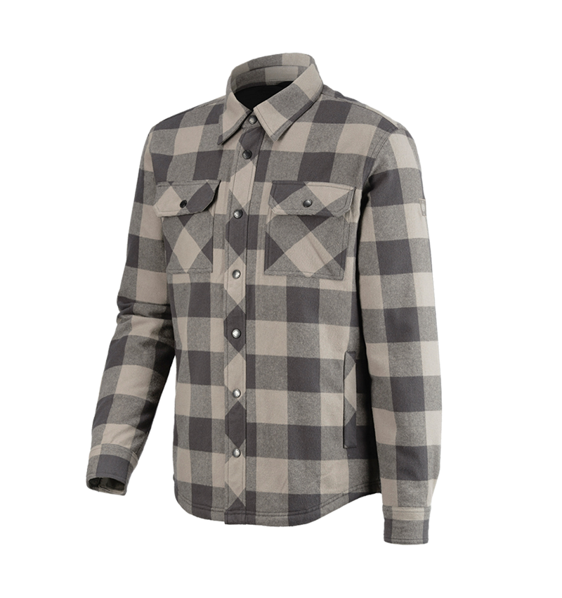 Trička, svetry & košile: Celoroční  kostkovaná košile e.s.iconic + delfíní šedá/karbonová šedá 6