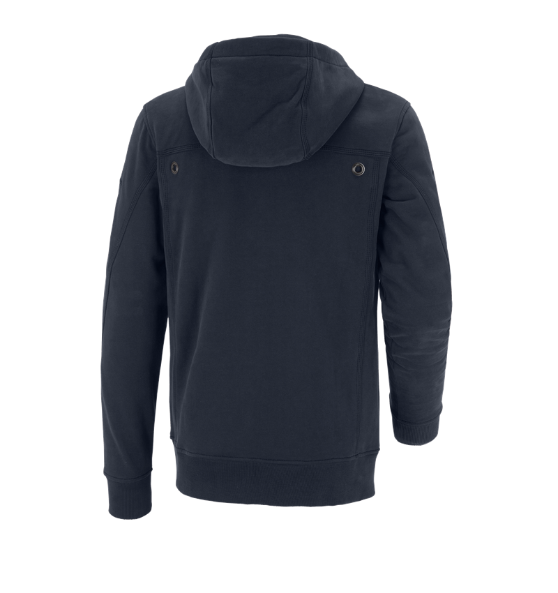 Trička, svetry & košile: Bunda s kapucí cotton e.s.roughtough + noční modrá 3