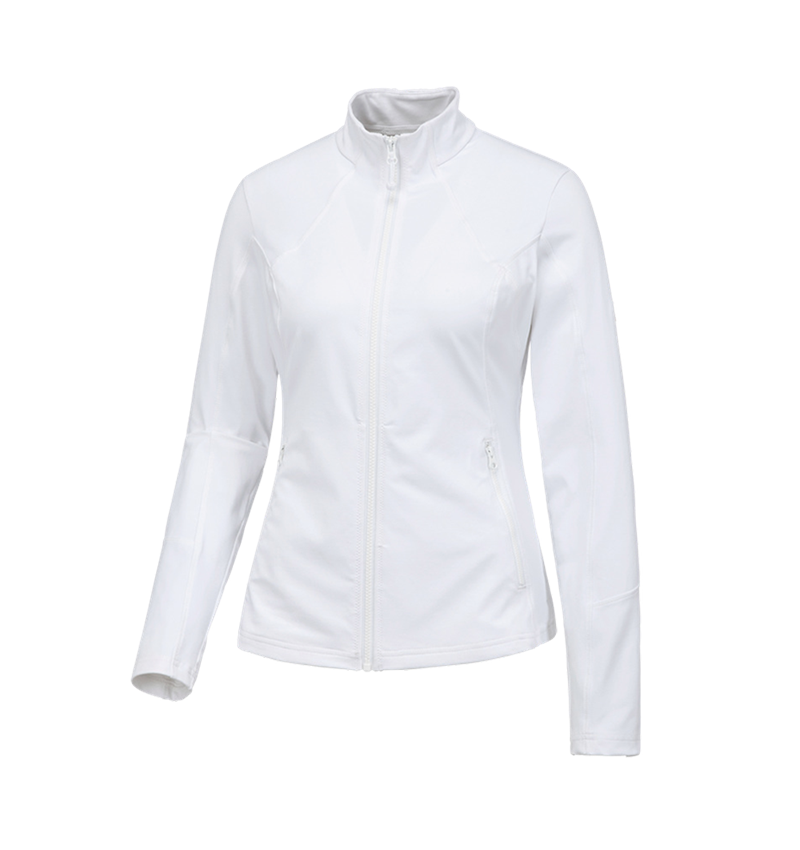 Trička | Svetry | Košile: e.s. Funkční mikina na zip solid, dámské + bílá 1