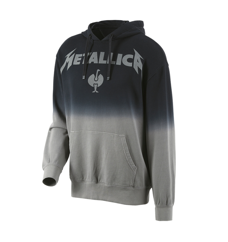 Trička, svetry & košile: Metallica cotton hoodie, men + černá/granitová 3