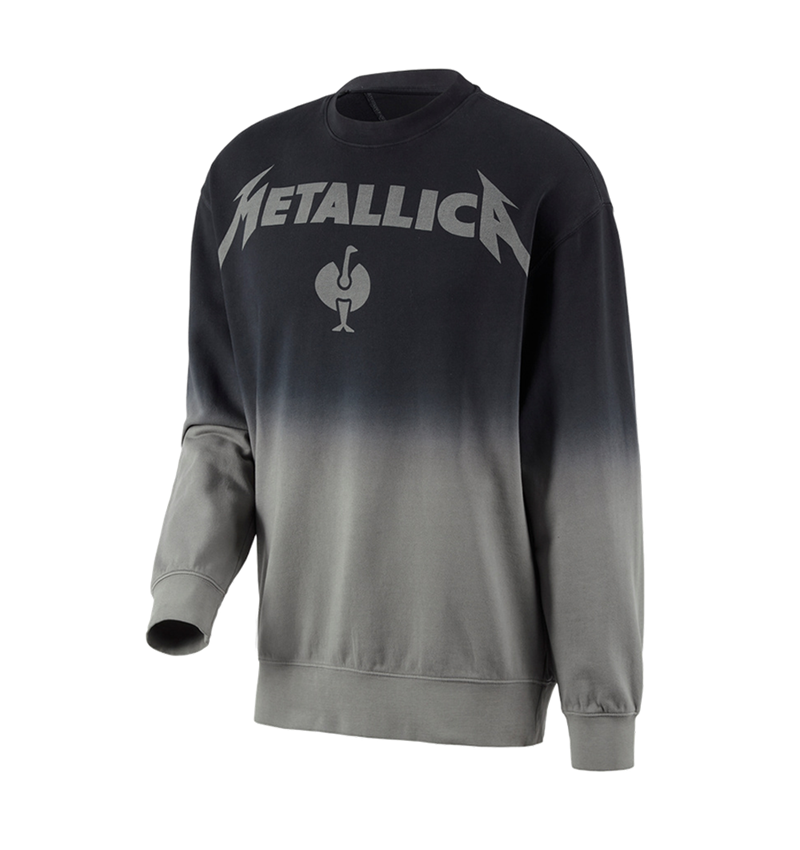 Oděvy: Metallica cotton sweatshirt + černá/granitová 3